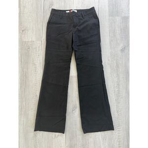 GAP stretch straight fit black dress pants 1 reg